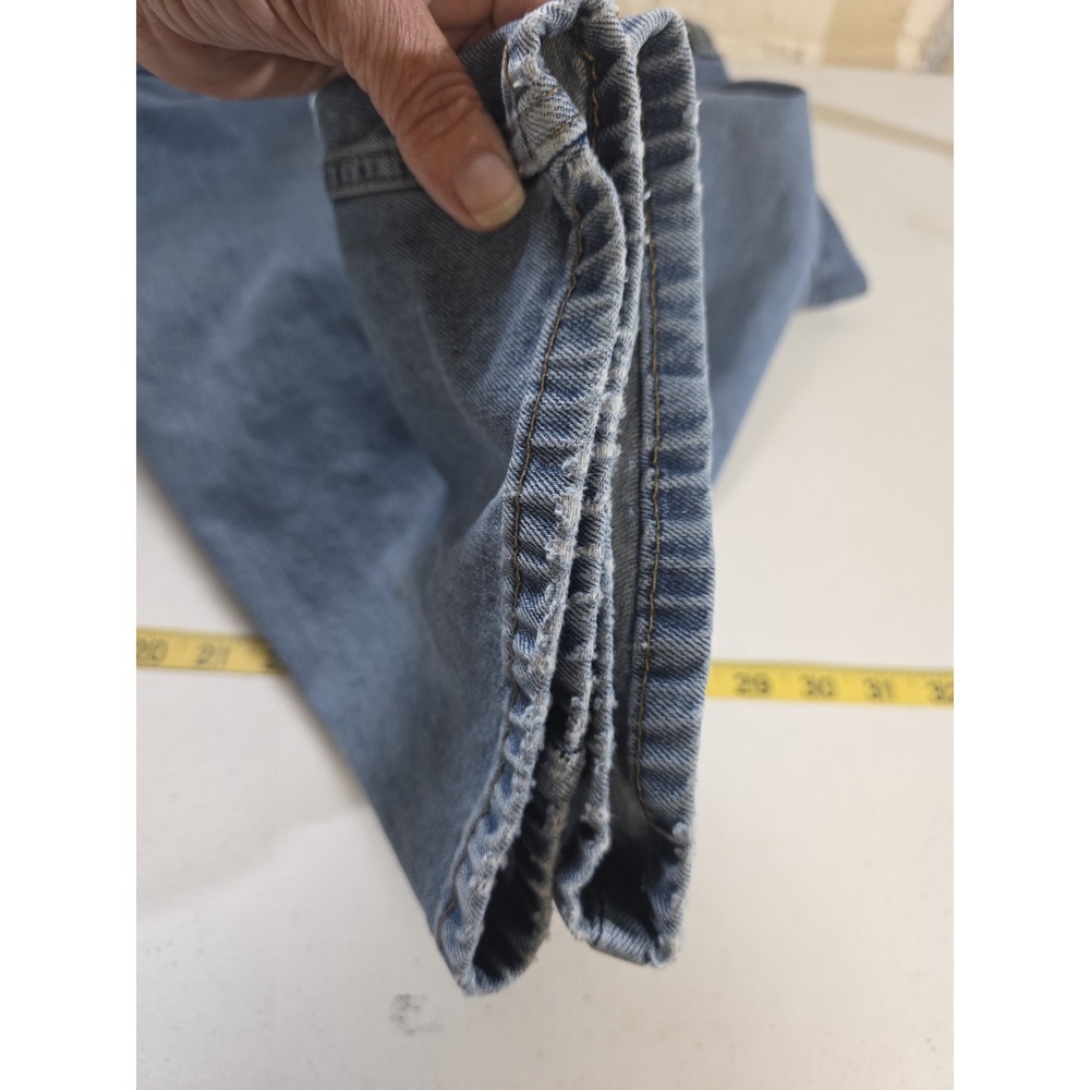 Levis Mens 40x30 505 Straight Leg Blue Denim Jeans Regular Fit Classic Essential - Picture 11 of 11